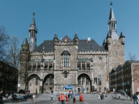 Altstadt in Aachen, Deutschland.