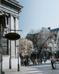 Gebäude in Aachen, Deutschland.