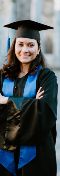 frau in robe - graduierung